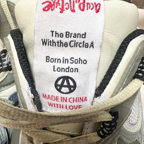 Acupuncture Sneakers Mens Size 10 Soho London 111s920300 - Picture 4 of 10